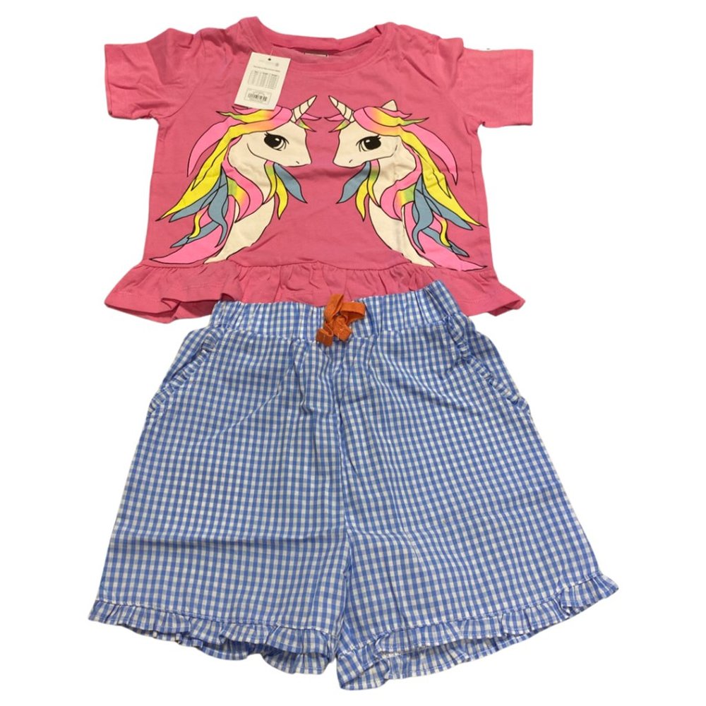 Little Maven Summer Short and Top Clothing Set-5T